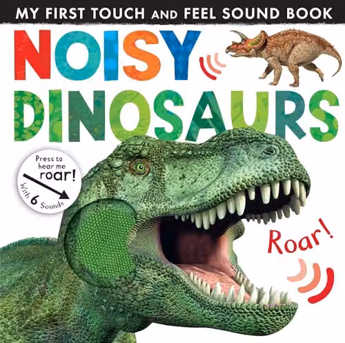 Little Tiger Noisy Dinosaurs Multicolour Touch-and-Feel Book
