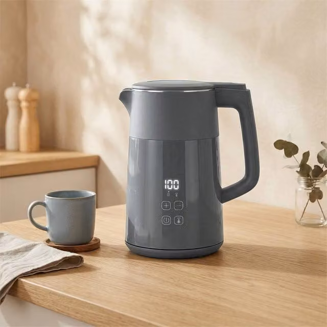 Kelvenix 1.7L Fast Boil 3kW Kettle in Grey