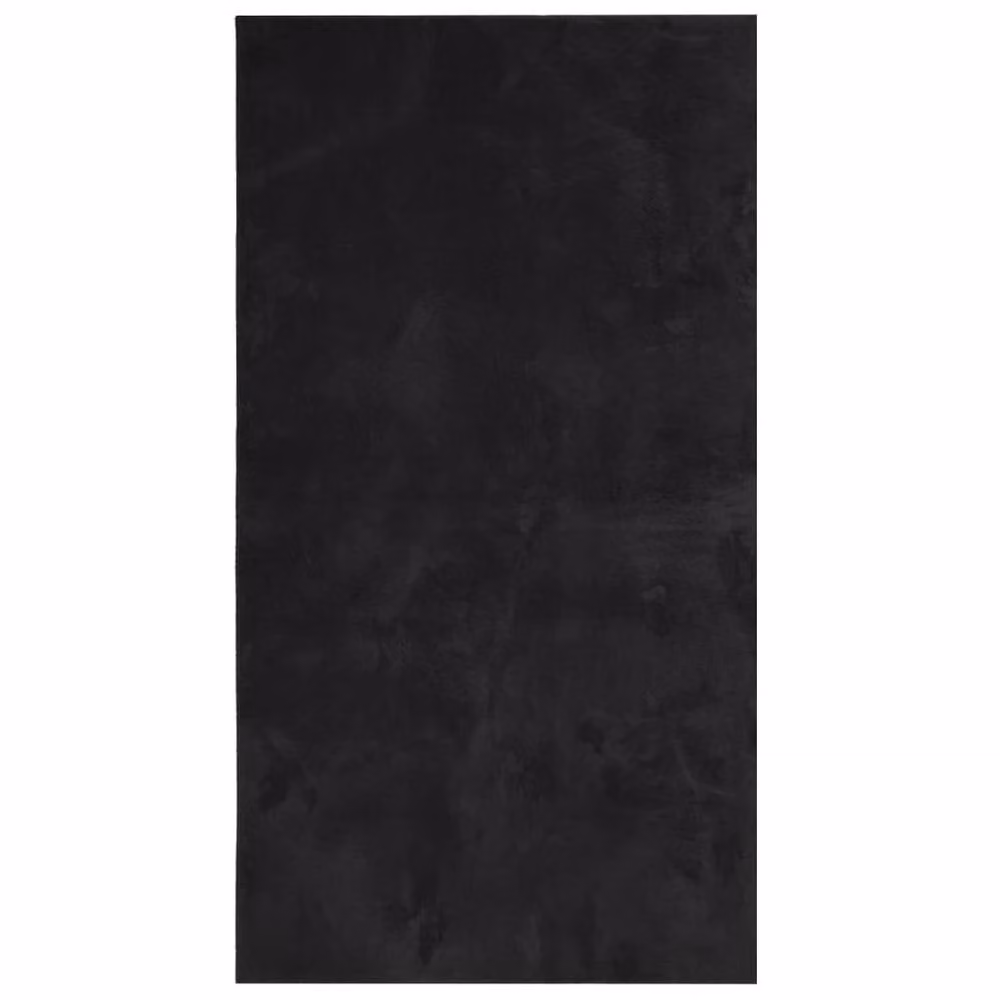 Berkfield Home HUARTE Short Pile Washable Black Rug, W: 60 cm, D: 110 cm – 2