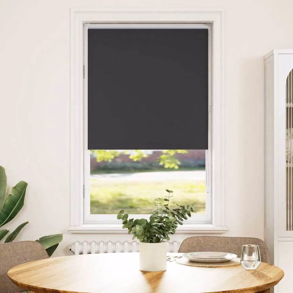 Berkfield Home Blackout Roller Blind, Black, W: 70 cm, H: 150 cm – 2