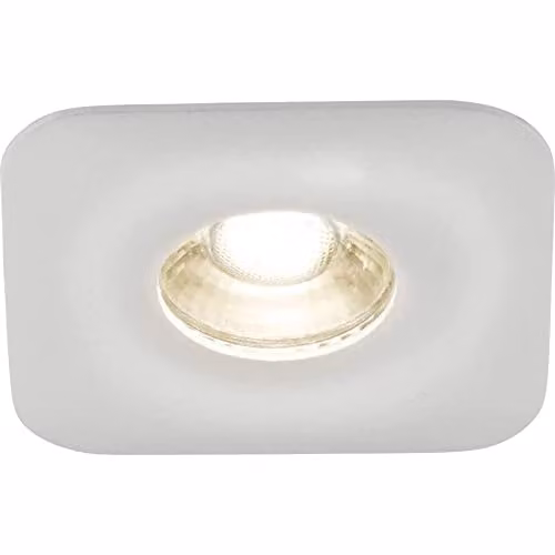 Netlighting Knightsbridge Odina Single Fixed Square Recessed Downlight in White