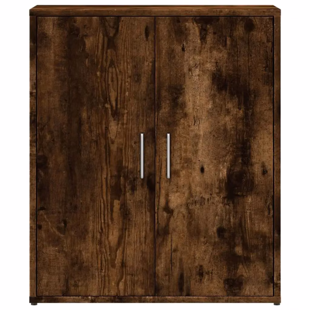 Berkfield Home Smoked Oak Sideboard in Brown, W/D/H: 60 x 31 x 70 cm – 4