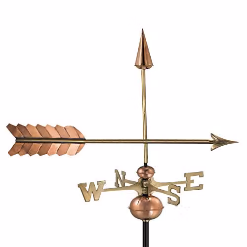 Espira Arrow Farmhouse Copper and Bronze Metal Weathervane – 1