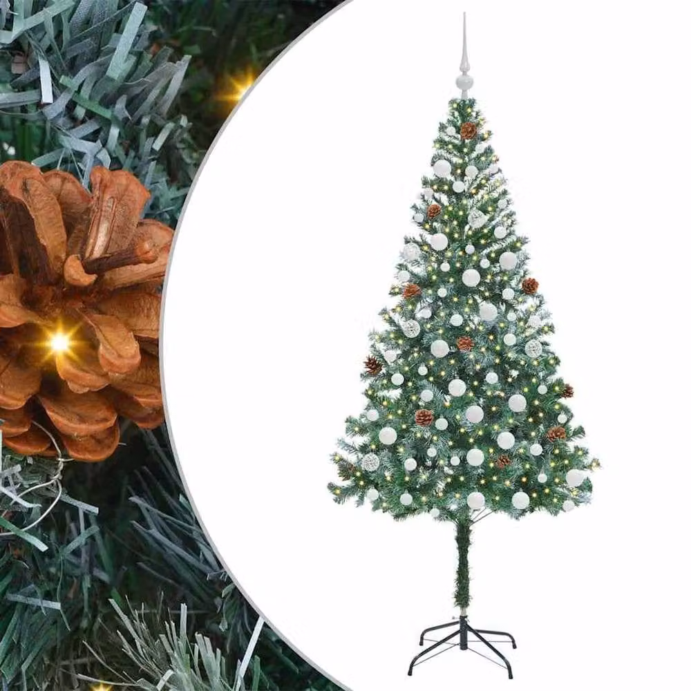 Berkfield Home Artificial Christmas Tree in Green, Height: 180 cm – 2