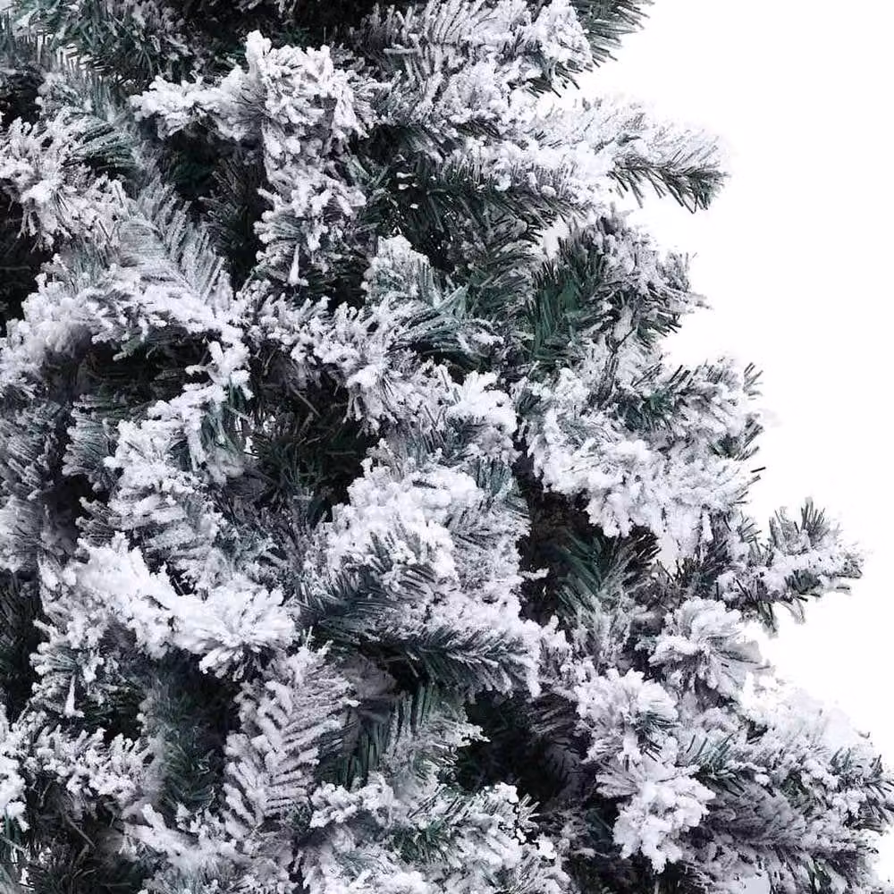 Berkfield Home White PVC Christmas Tree with 300 LEDs and Stand, Height: 300 cm – 4
