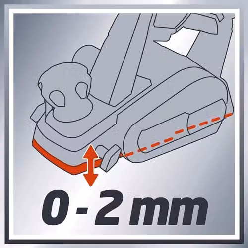 Einhell Red Electric Planer 750W with Aluminium Soleplate – 4