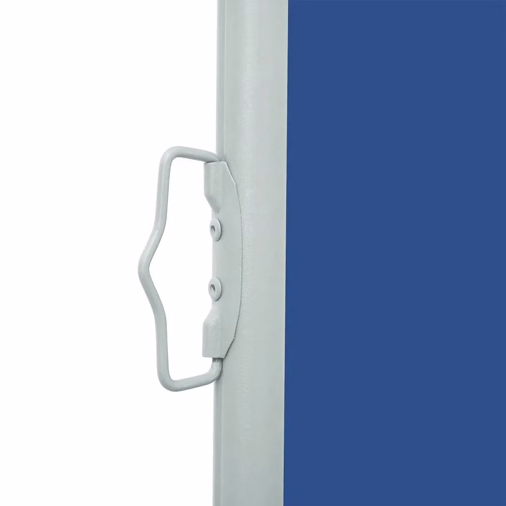 Berkfield Home Blue Retractable Side Awning with Manual Pull and Steel Frame, W/H: 300 x 170 cm – 4