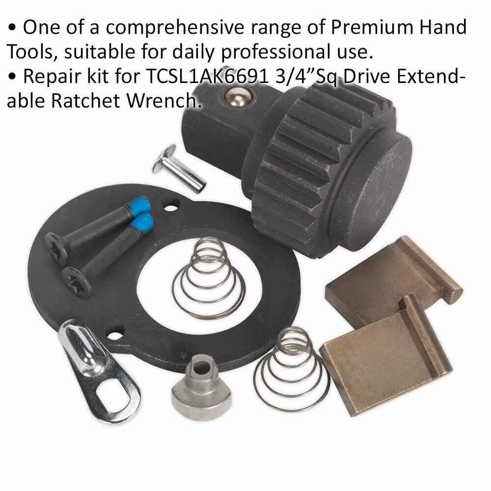 Loops 3/4 inch Square Drive Repair Kit for ys01617 3/4 inch Square Drive Extendable Ratchet Wrench, Multicolour – 2