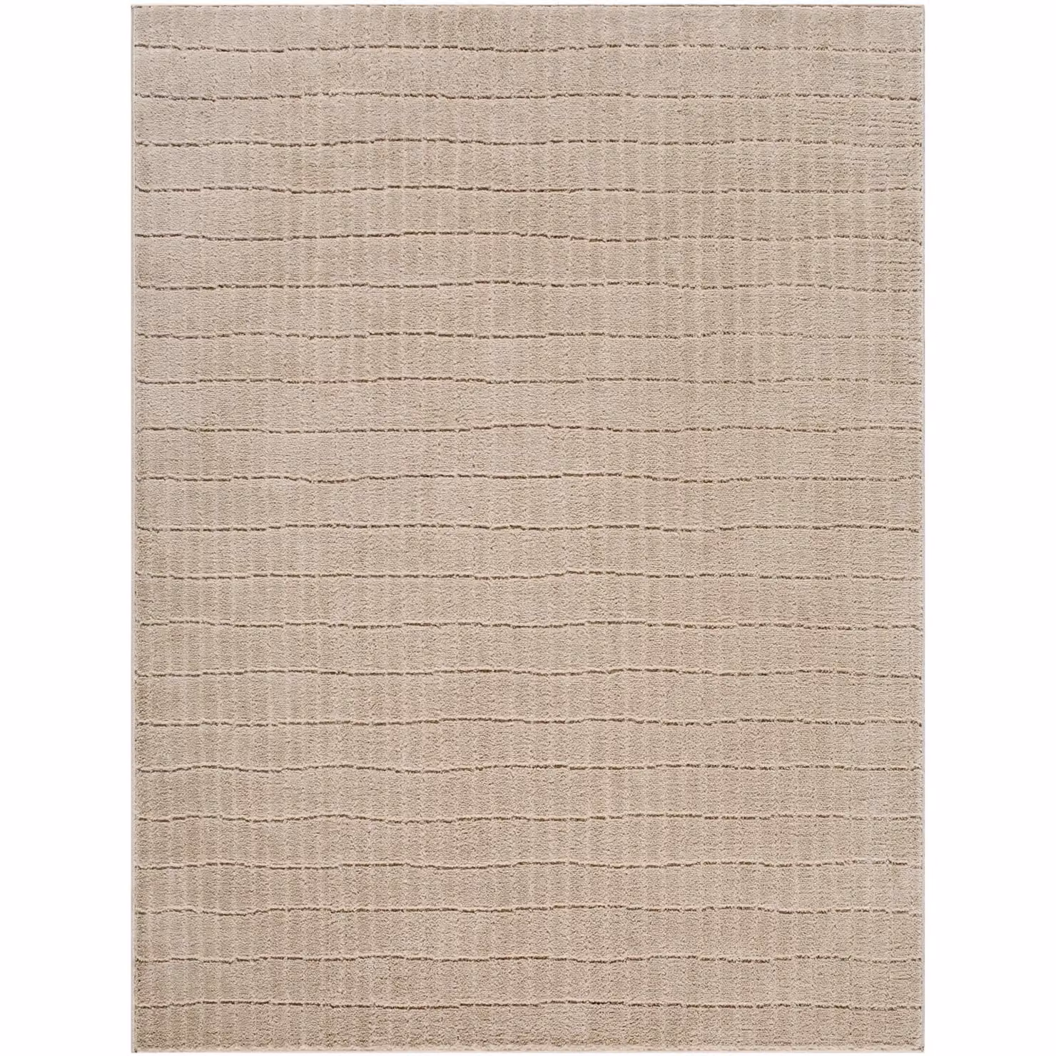 Livabliss PNW Home Cascade Modern High Pile Living and Dining Rug in Ivory Brown, W: 160 cm, L: 215 cm – 2