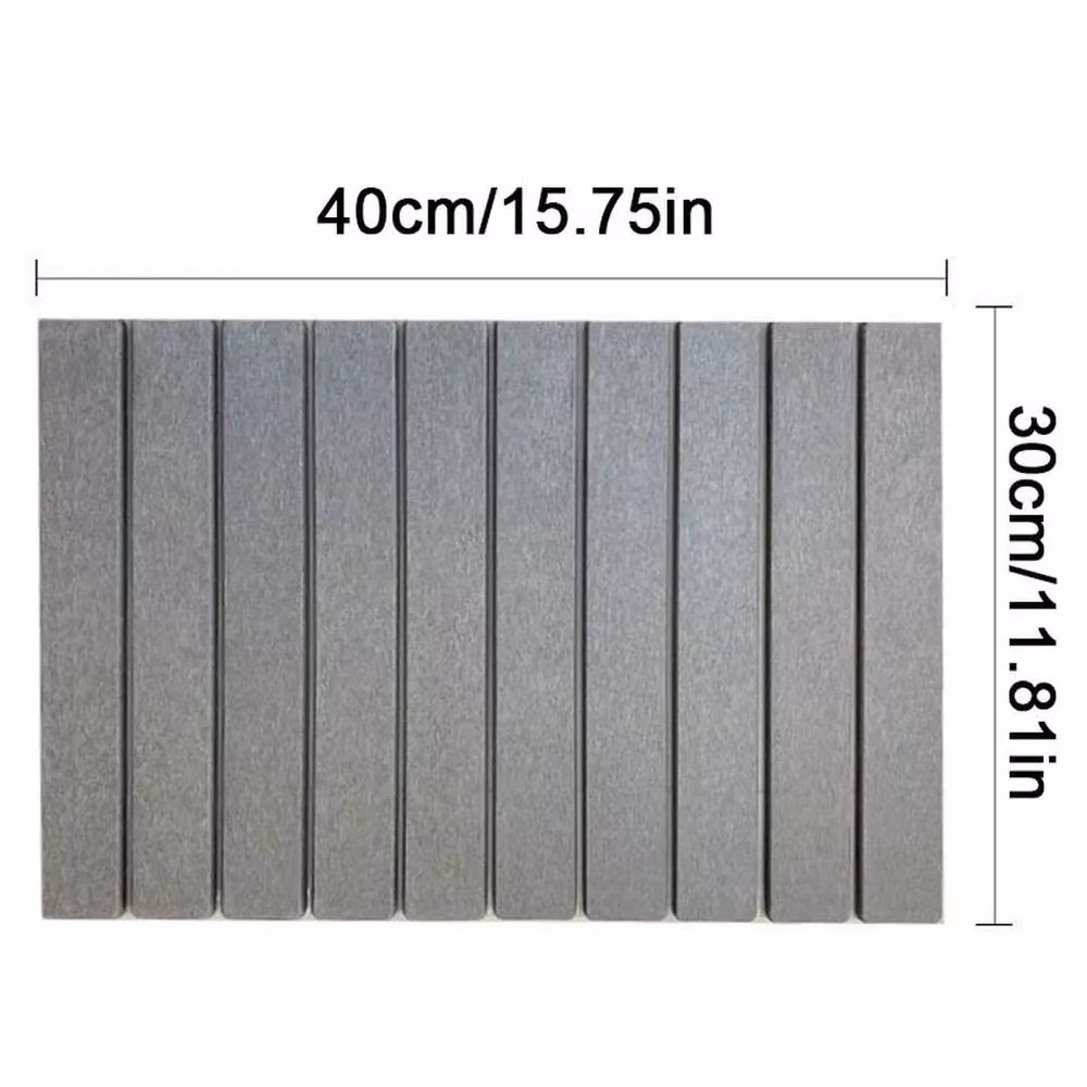 SPETLEK Foldable Super Absorbent Stone Dish Drying Mat, Grey, W: 1000 cm, D: 52 cm – 2