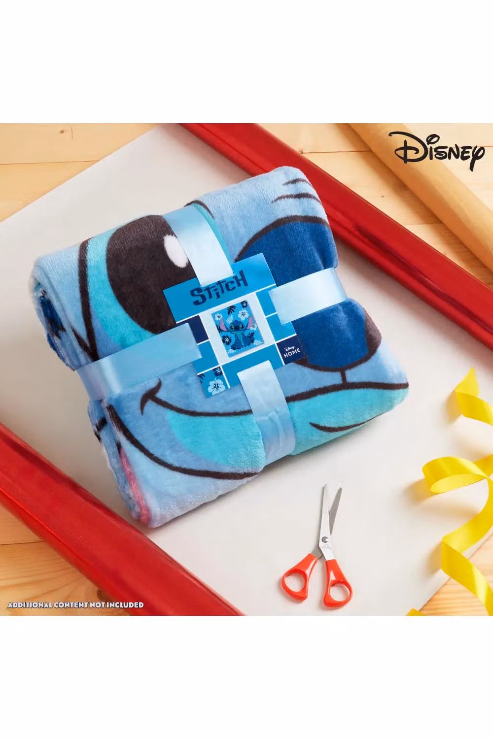 Disney Stitch Blue Fluffy Fleece Blanket, W: 150 cm, D: 130 cm – 5