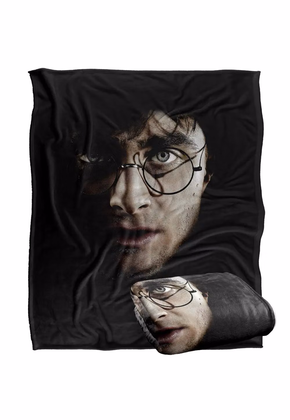 LOGOVISION Harry Potter Deathly Hallows Part 1 Poster Super Soft Fleece Throw Blanket, White and Multicolour, W/D/H: 152 x 127 cm – 7
