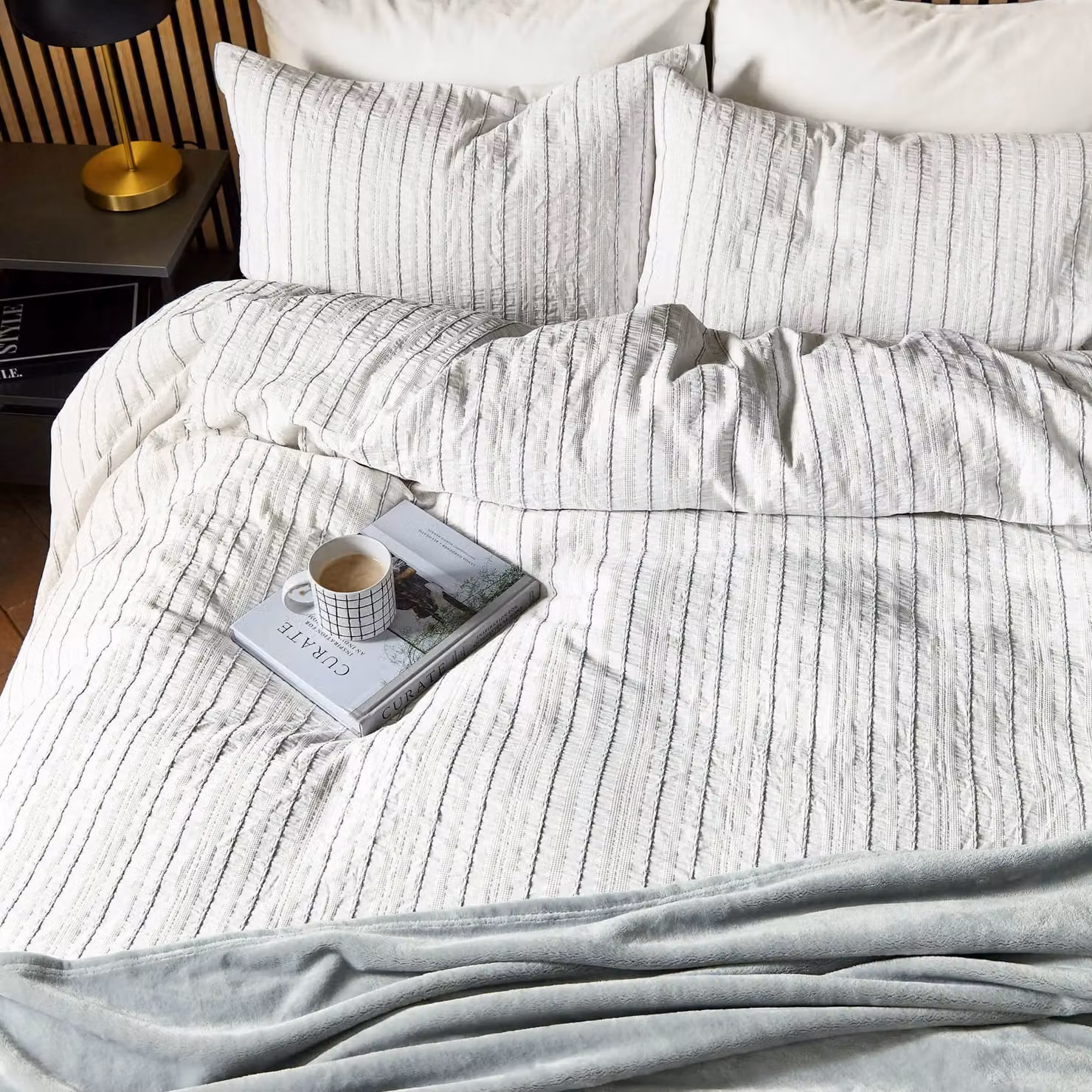 Helena Springfield Grey Fluffy Fleece Throw, W: 140 cm, D: 180 cm – 2