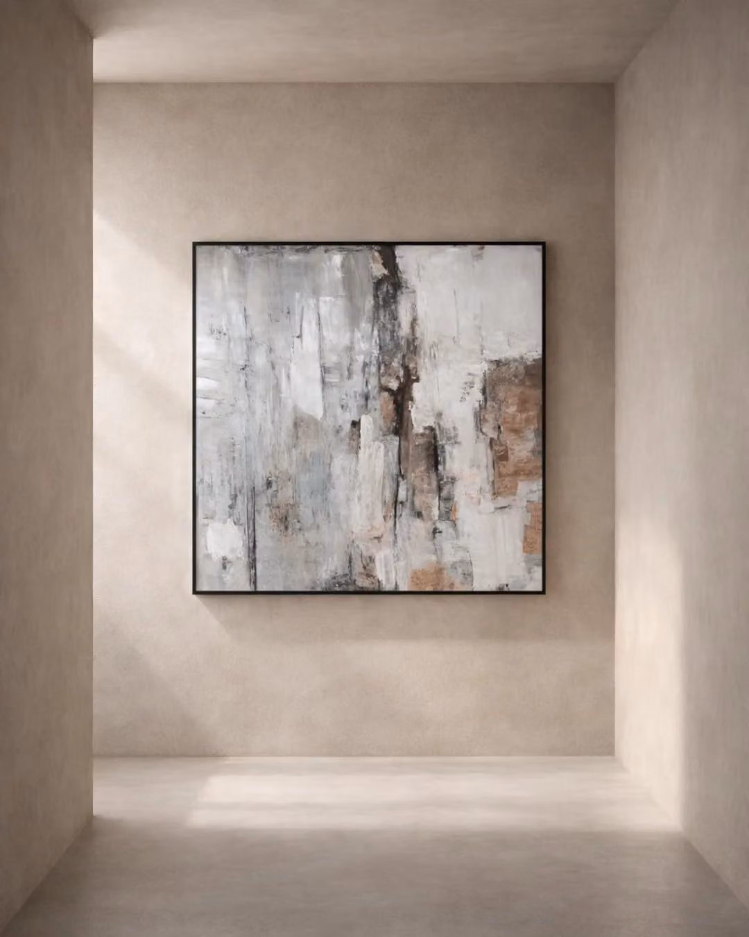 Riotus Abstract Modern Painting Reproduction by Tommy Franks in Multicolour
