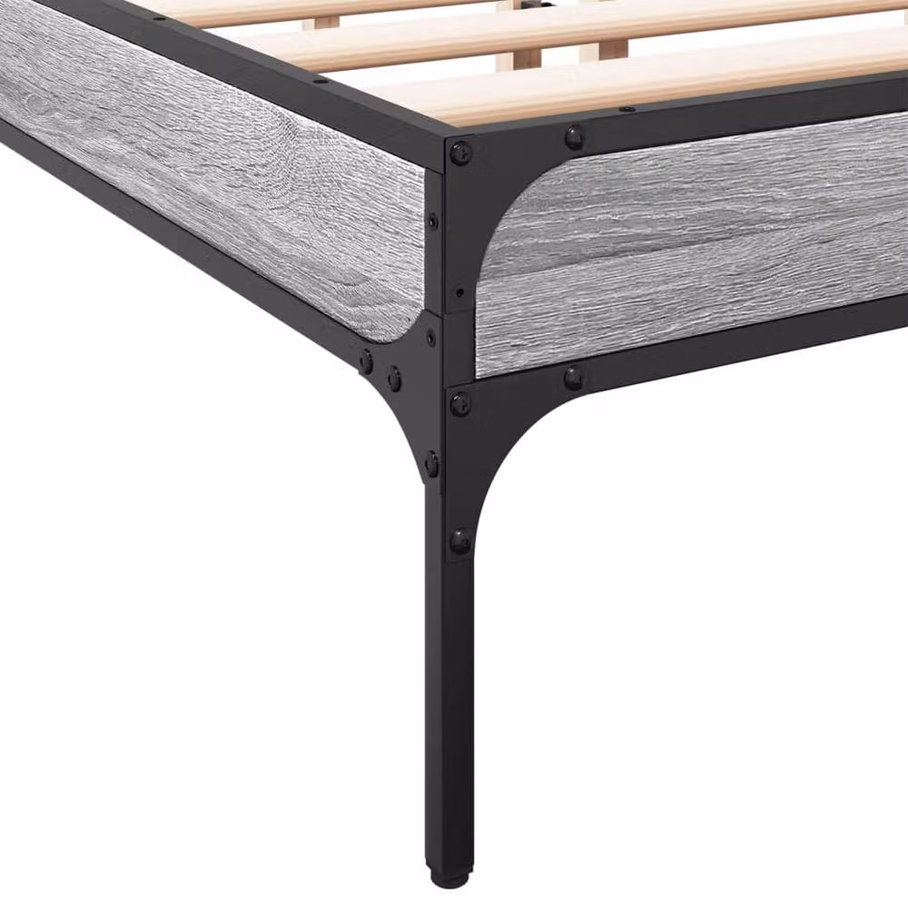 Berkfield Home Sonoma Double Bed Frame in Grey – 3