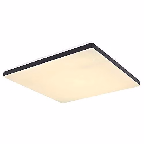 Globo Lighting Ully LED Ceiling Light White Dimmable with Remote Control and Timer – 1