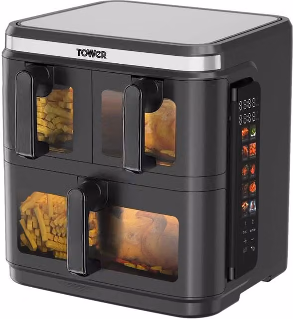 Tower Vortx 3in1 Dual Zone Air Fryer, Black
