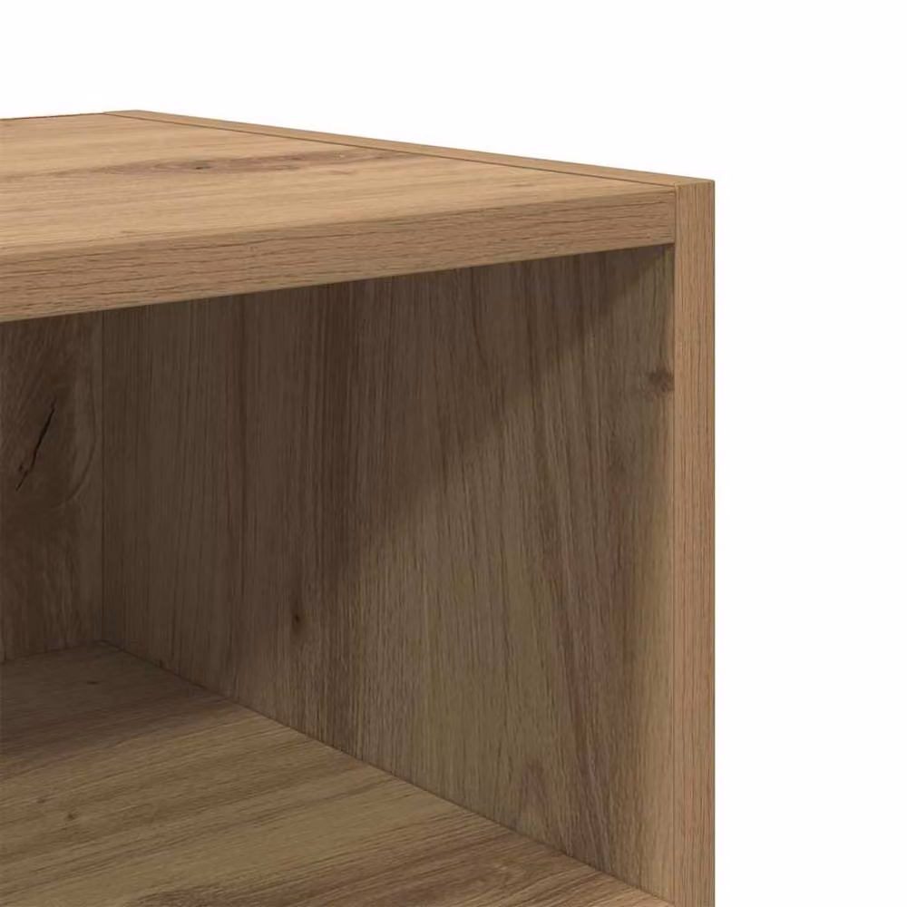 Berkfield Home Artisan Oak Bedside Cabinet in Brown, W/D/H: 40 x 30 x 50 cm – 4
