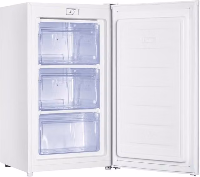Iceking RZ109EW White Undercounter Manual Defrost Upright Freezer, E Energy Rating, W/D/H: 60.0 x 60.0 x 85.0 cm