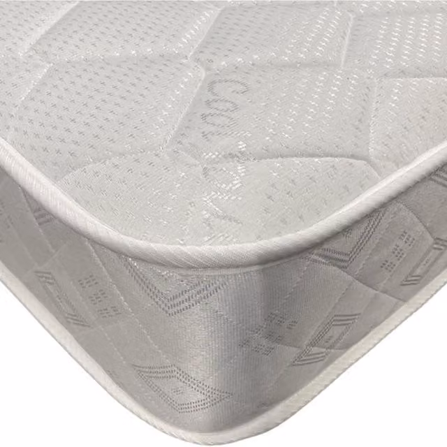 Wilson Beds Soft Bonell Spring Mattress in White, W/D/H: 140 x 200 x 16 cm