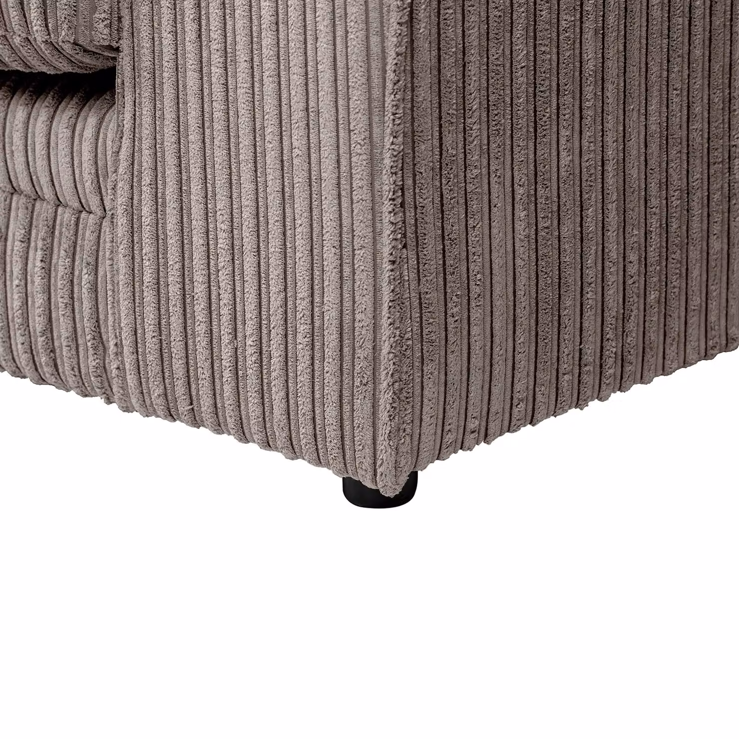 SquareBoxx Lennox 2 Seater Upholstered Sofa Set in Grey – 3