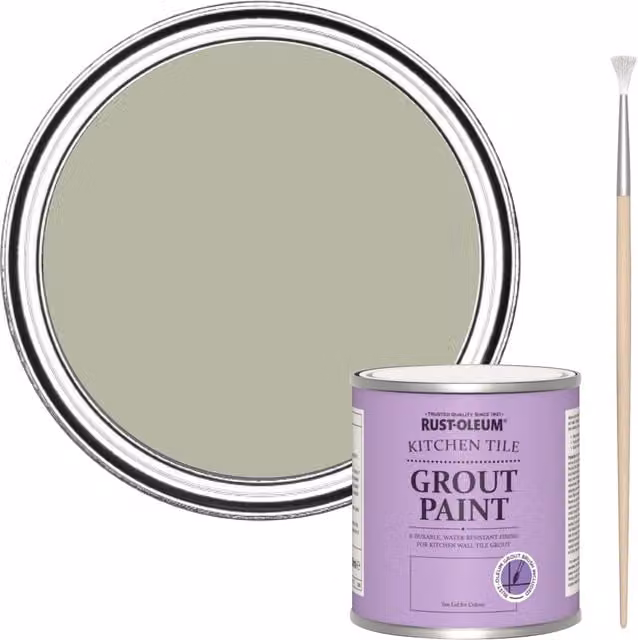 Rust-Oleum Kitchen Grout Paint in Tanglewood Brown, 250ml