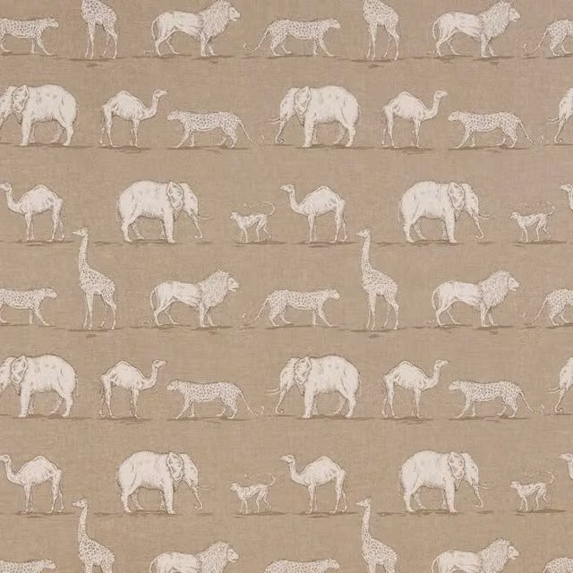 iLiv Prairie Animals Fabric Cushion in Beige