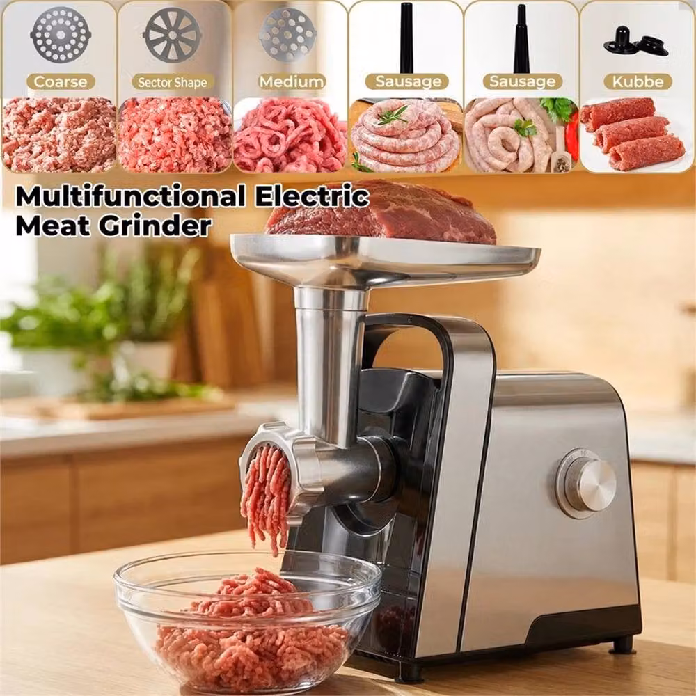 EONLION Electric Meat Grinder and Sausage Stuffer in Black – 4