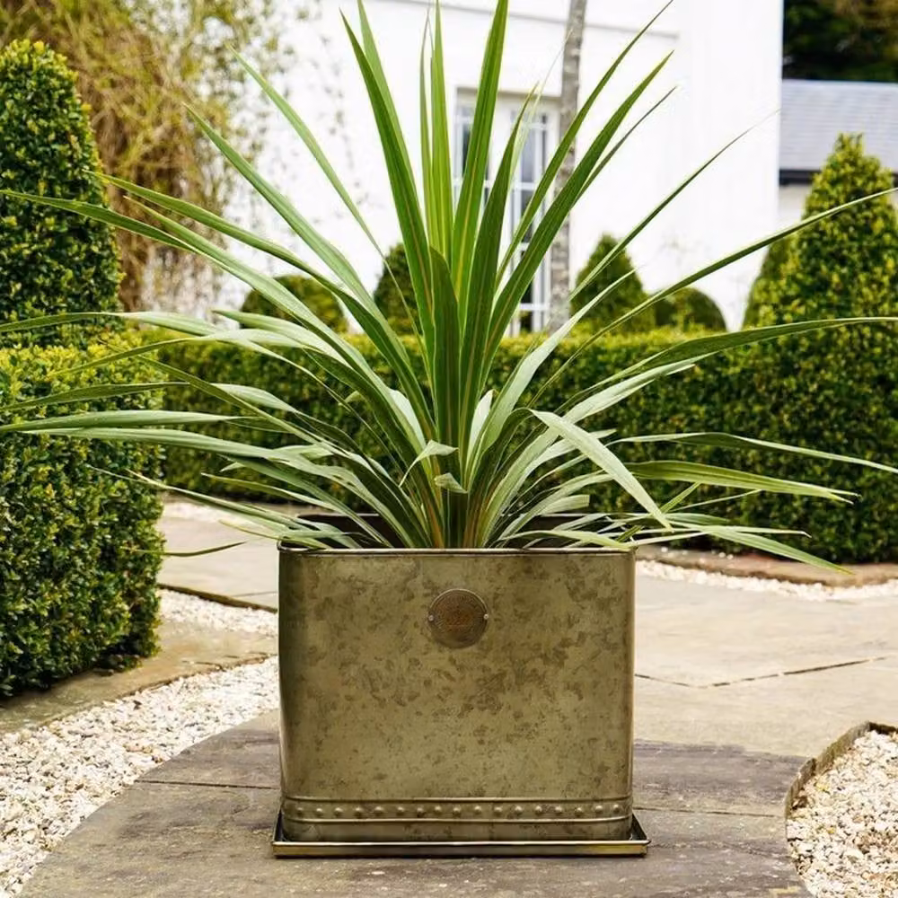Ivyline Kew Regency Outdoor Planter in Gold, Diameter: 38 cm – 5