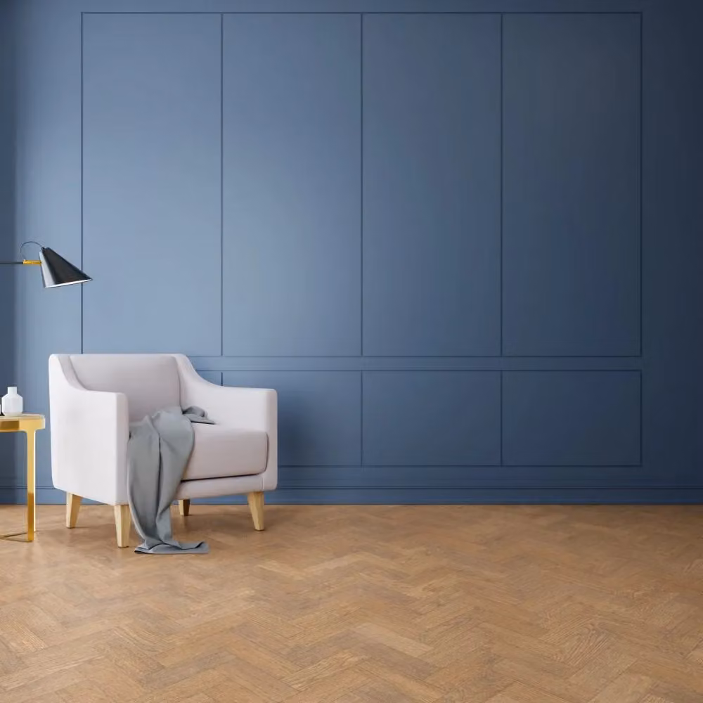 HolPa Wood Effect Luxury Vinyl Tile Planks in Brown, Covers 3.763sqm – 2