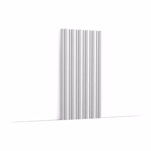 Orac Decor WX211 Modern 3D Wall Panel, White, H x W x D: 200 x 25.5 x 1.7 cm – 1
