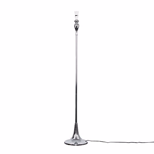 ValueLights Faulkner Modern Silver Chrome Floor Lamp Base – 1