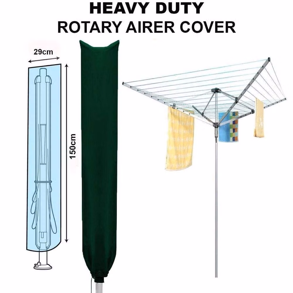 PAWNORA Waterproof Rotary Washing Line Cover in Green – 2