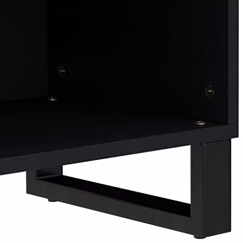 vidaXL Industrial TV Cabinet in Multicolour Reclaimed and Engineered Wood, W/D/H: 80 x 33 x 46 cm – 4