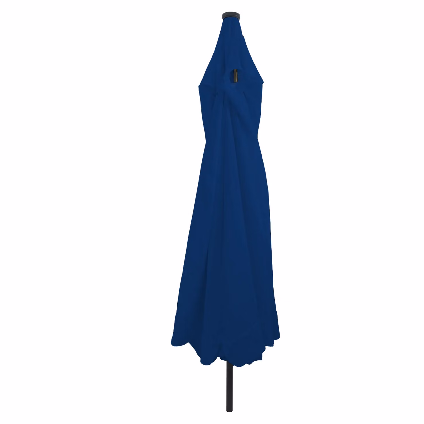 Berkfield Home Garden Parasol with LED Lights in Azure Blue, W: 395 cm, H: 245 cm – 2