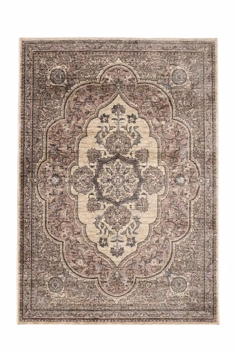 The Rug Shop UK Orange Border Floral Traditional Polyester Easy To Clean Rug W: 200 cm, D: 280 cm – 3