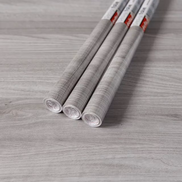 dc fix Sangallo Grey Self Adhesive Vinyl Wrap for Kitchen Doors and Worktops, Pack of 3, W: 67.5 cm, L: 2 m