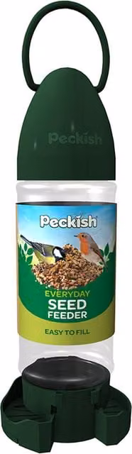 Peckish Feeders PK Everyday Seed Feeder in Green