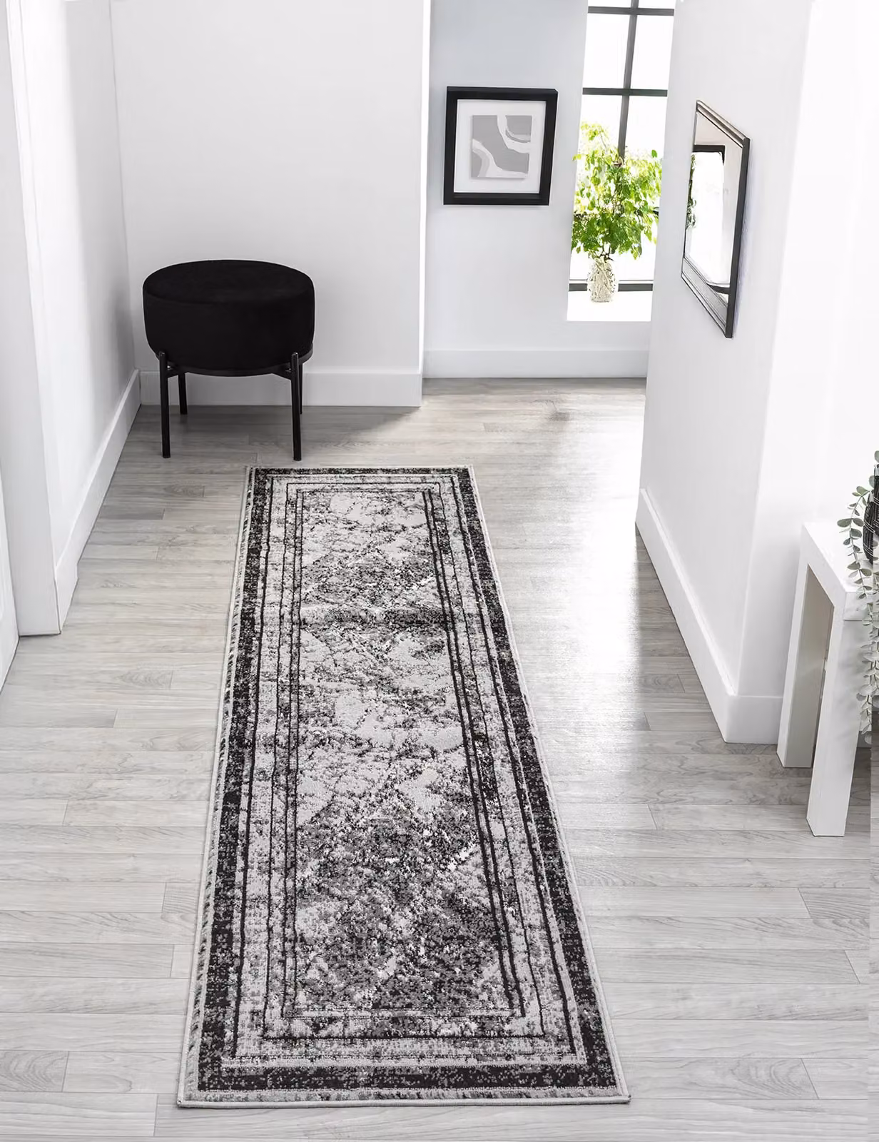 Desire Rugs Obsidian Modern Abstract Low Pile Area Rug in Grey, W: 200 cm, D: 290 cm – 4