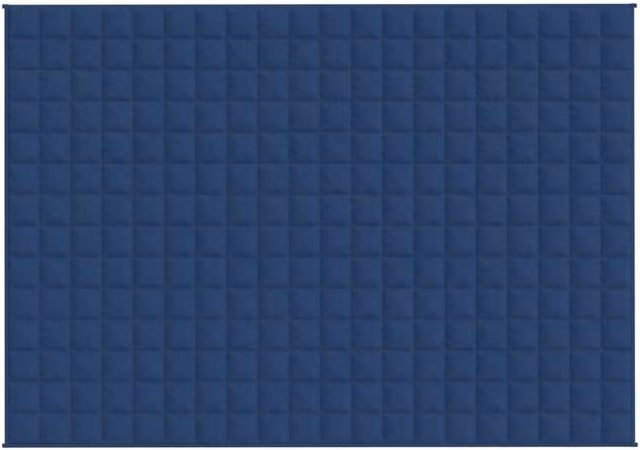 Berkfield Home Weighted Blanket in Blue, 10 kg, W: 138 cm, L: 200 cm – 1