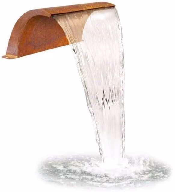 Primrose Corten Steel Cascade Waterfall Blade in Copper, Width: 30 cm