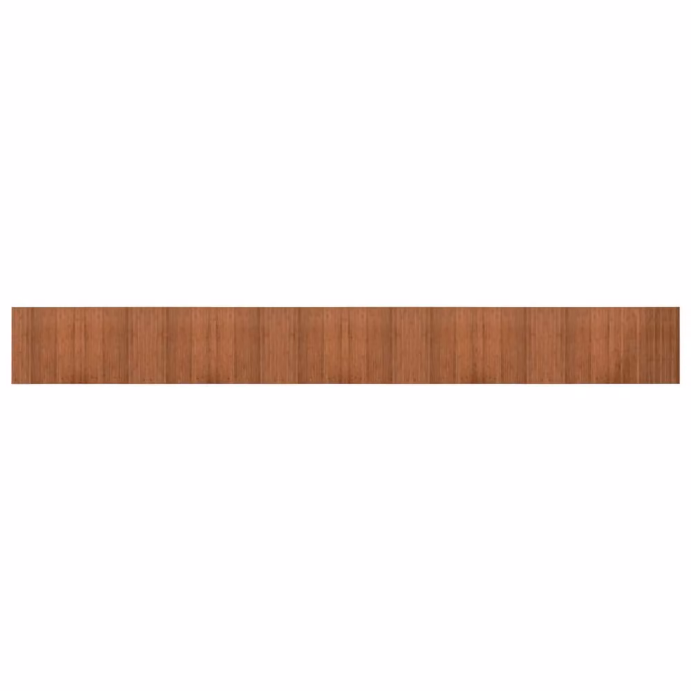 Berkfield Home Rectangular Brown Bamboo and Polypropylene Non-Slip Rug, W: 60 cm, L: 500 cm – 2