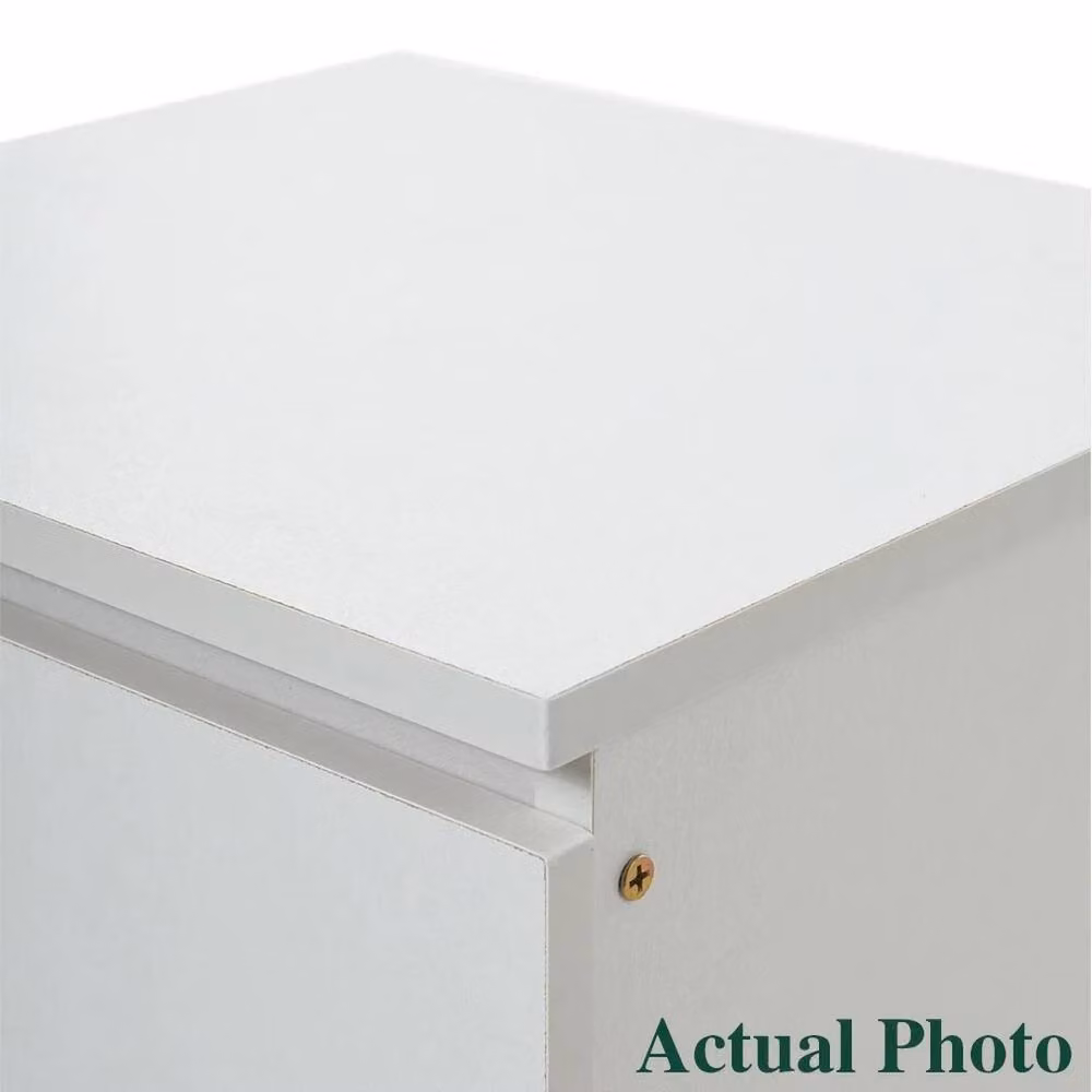 SPETLEK 3-Drawer Bedside Cabinet in White, W/D/H: 32 x 30 x 59 cm – 2