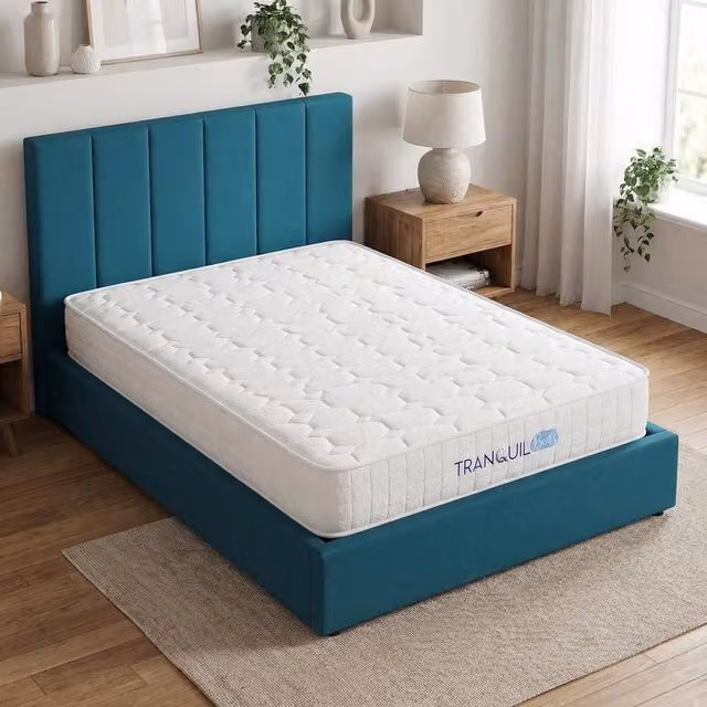 FWStyle Siesta Pocket Sprung Small Double Mattress, White, W/D/H: 120 x 200 x 22 cm – 1