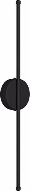 Living Star Minimalist Linear LED Wall Sconce Bar Light in Black
