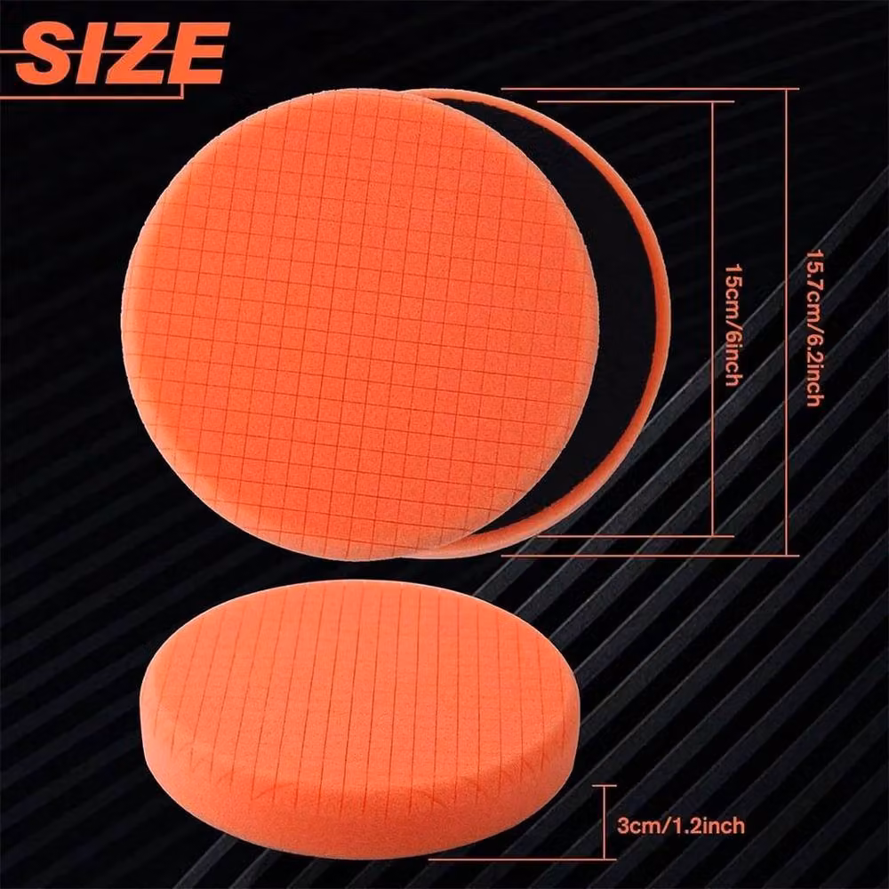 SPETLEK 7-Piece Car Polishing Pad Set, 150mm (6 inch) – 4