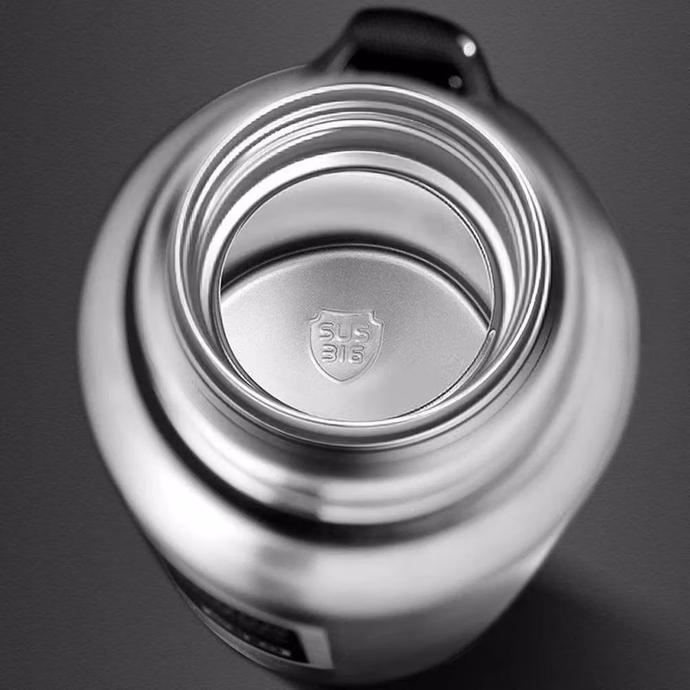 PAWNORA Silver 1L Vacuum Flask Travel Water Bottle – 4