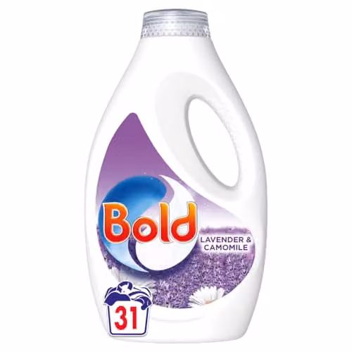 Bold Lavender and Camomile Liquid Laundry Detergent, 1.023 l, Purple