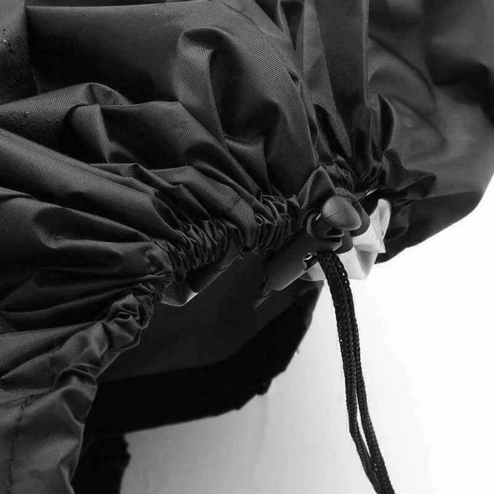 FLAVORA Waterproof 4 Seat Garden Bench Cover in Black, W/D/H: 190 x 66 x 89 cm – 3