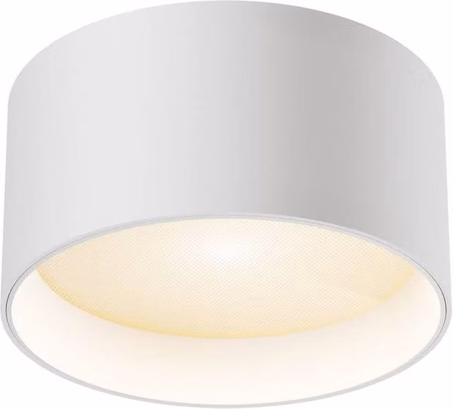 Netlighting Vega Surface Mounted LED Downlight, White, 3000K, 1020lm